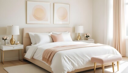Photo interior modern design room 3d illustration