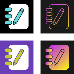 Notebook Vector Icon