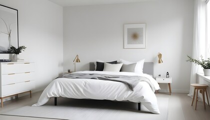 Photo interior modern design room 3d illustration