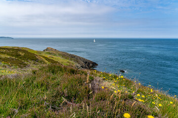 views aorund Point Lynas Lighthouse Anglesey