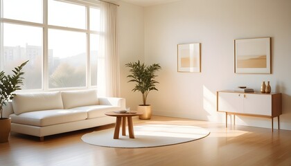 Photo interior modern design room 3d illustration