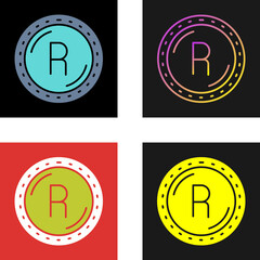 Rand Currency Vector Icon