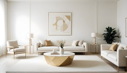 Photo interior modern design room 3d illustration