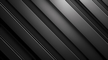 Obraz premium Modern abstract background with sleek, diagonal black lines creating a sophisticated and dynamic design.