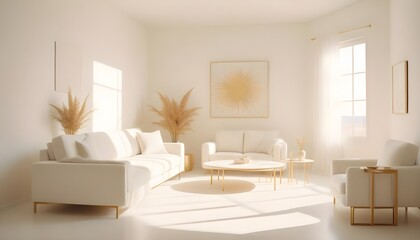 Photo interior modern design room 3d illustration