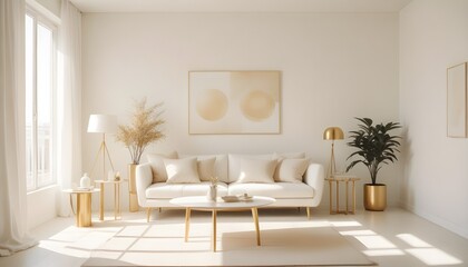 Photo interior modern design room 3d illustration