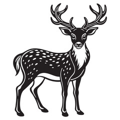 deer silhouette vector