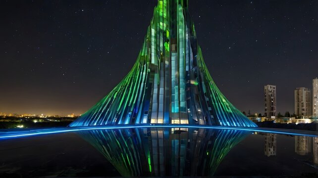 bridge over river, ai generated