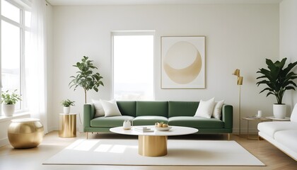 Photo interior modern design room 3d illustration