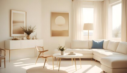 Photo interior modern design room 3d illustration