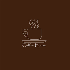 Creative Professional Trendy and Minimal COFFEE Logo Design, COFFEE Icon Logo in Editable Vector Format