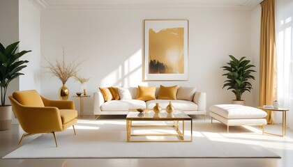 Photo interior modern design room 3d illustration