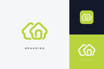 Home Building Logo Modern Structure
