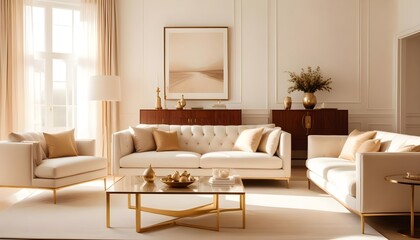 Photo interior modern design room 3d illustration