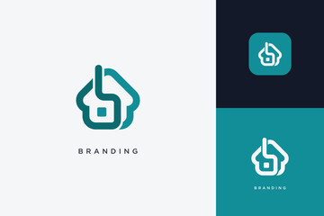 Home Building Logo Modern Structure