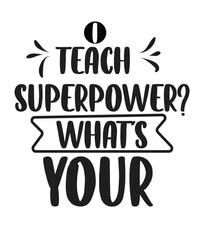 Teacher eps vector tshirt design