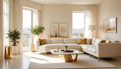 Photo interior modern design room 3d illustration
