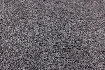 Black high-impact closed-cell polyethylene black foam closeup full-frame view. Specifically designed packing material.