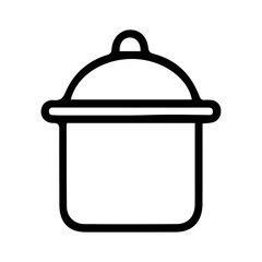 Pan in doodle style isolated on white background. Signature icon. Outline vector illustration. Can be used as an icon or symbol. Decorative element. Hand drawn black sketch.