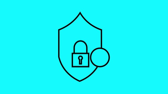  New lock icon animation . A lock icon typically features a padlock symbol, representing security, privacy, and protection. 