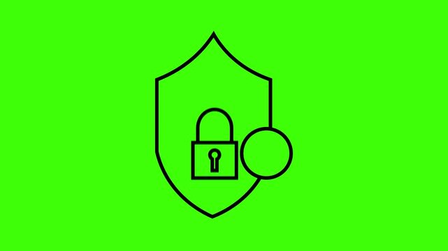  New lock icon animation . A lock icon typically features a padlock symbol, representing security, privacy, and protection. 