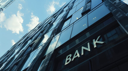 Modern Bank Building