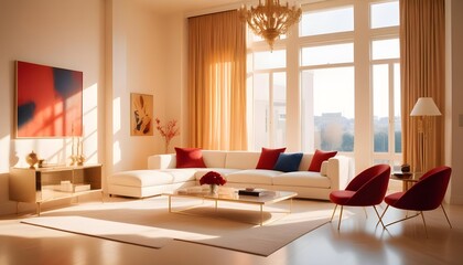 Photo interior modern design room 3d illustration