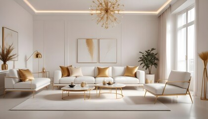 Photo interior modern design room 3d illustration