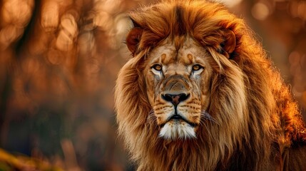 big male lion. 