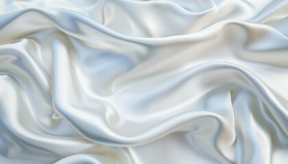 Obraz premium White satin with empty areas for text