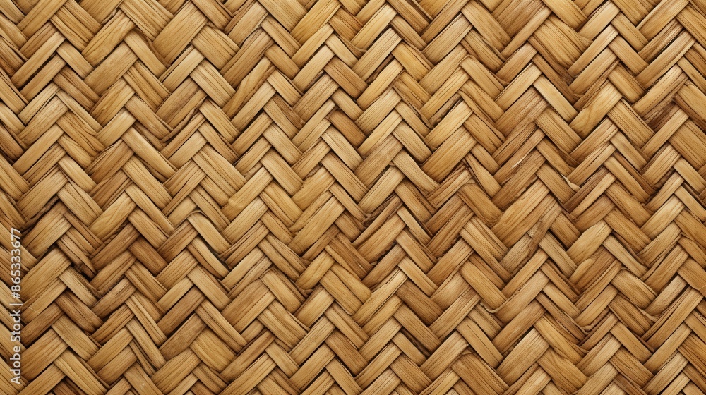 Poster close-up of wicker weave texture