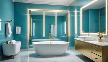 Photo interior modern design room 3d illustration