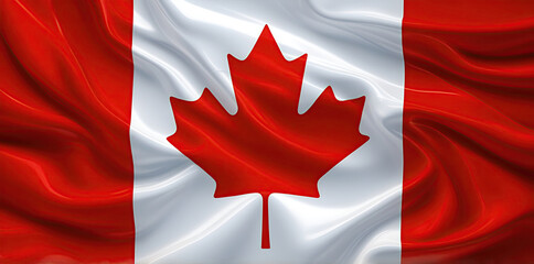 Canadian Flag Wave for canada Day or Independence Day of canada