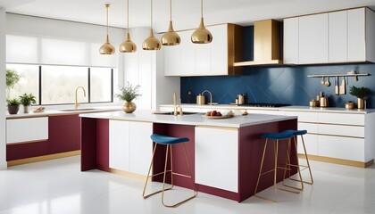 Photo interior modern design room 3d illustration