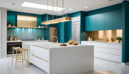 Photo interior modern design room 3d illustration