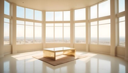 Photo interior modern design room 3d illustration