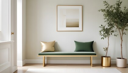 Photo interior modern design room 3d illustration