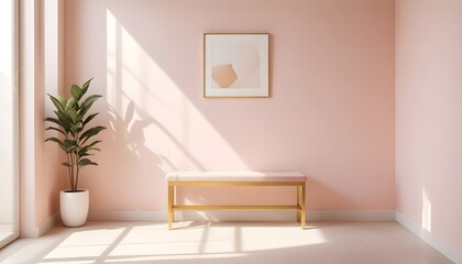 Photo interior modern design room 3d illustration