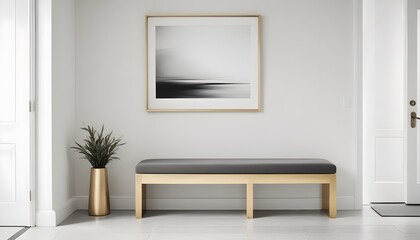 Photo interior modern design room 3d illustration