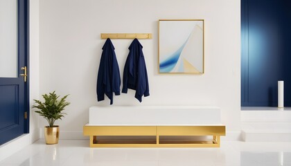 Photo interior modern design room 3d illustration