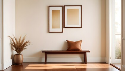 Photo interior modern design room 3d illustration