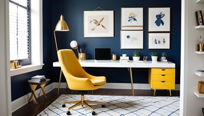 Photo interior modern design room 3d illustration