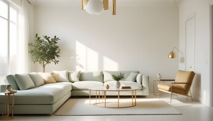 Photo interior modern design room 3d illustration