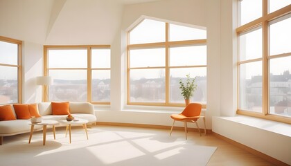 Fototapeta premium Photo interior modern design room 3d illustration