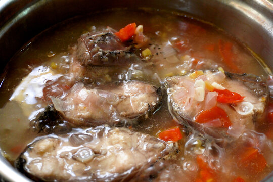 Boil Catla Fish Dish shot with Sony Alpha 640000