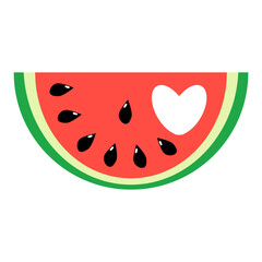 Capture summer's essence with this charming hand-drawn watermelon logo! Featuring a playful design with whimsical details, it's perfect for food, beverage, or organic brands