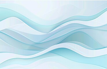 Background with smooth lines, wavy cloth and mesh in blue