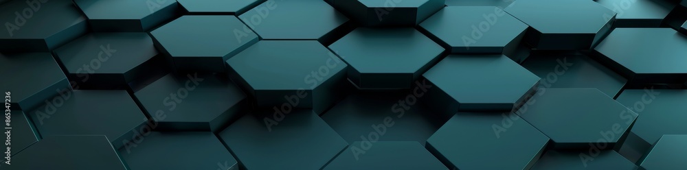 Poster loop of abstract hexagon geometric surface 1a: light bright clean minimal hexagonal grid pattern wit