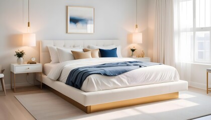 Photo interior modern design room 3d illustration