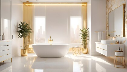 Photo interior modern design room 3d illustration